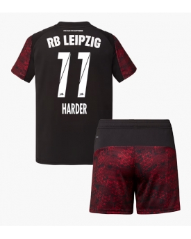 RB Leipzig Conrad Harder #11 Maglia Gara Terza Repliche 2025-26 Bambino Maniche Corte